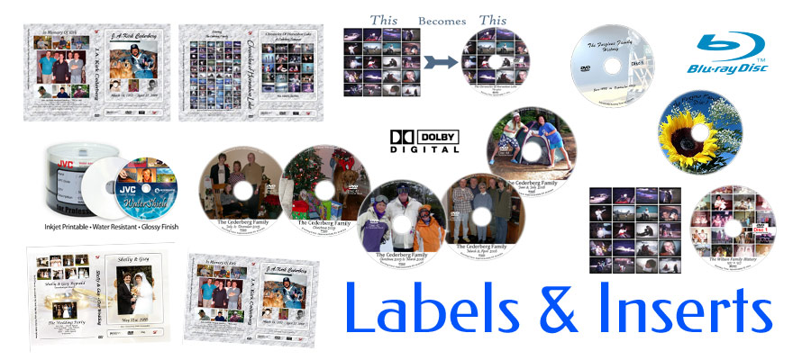 Disc Labels & Case Inserts
